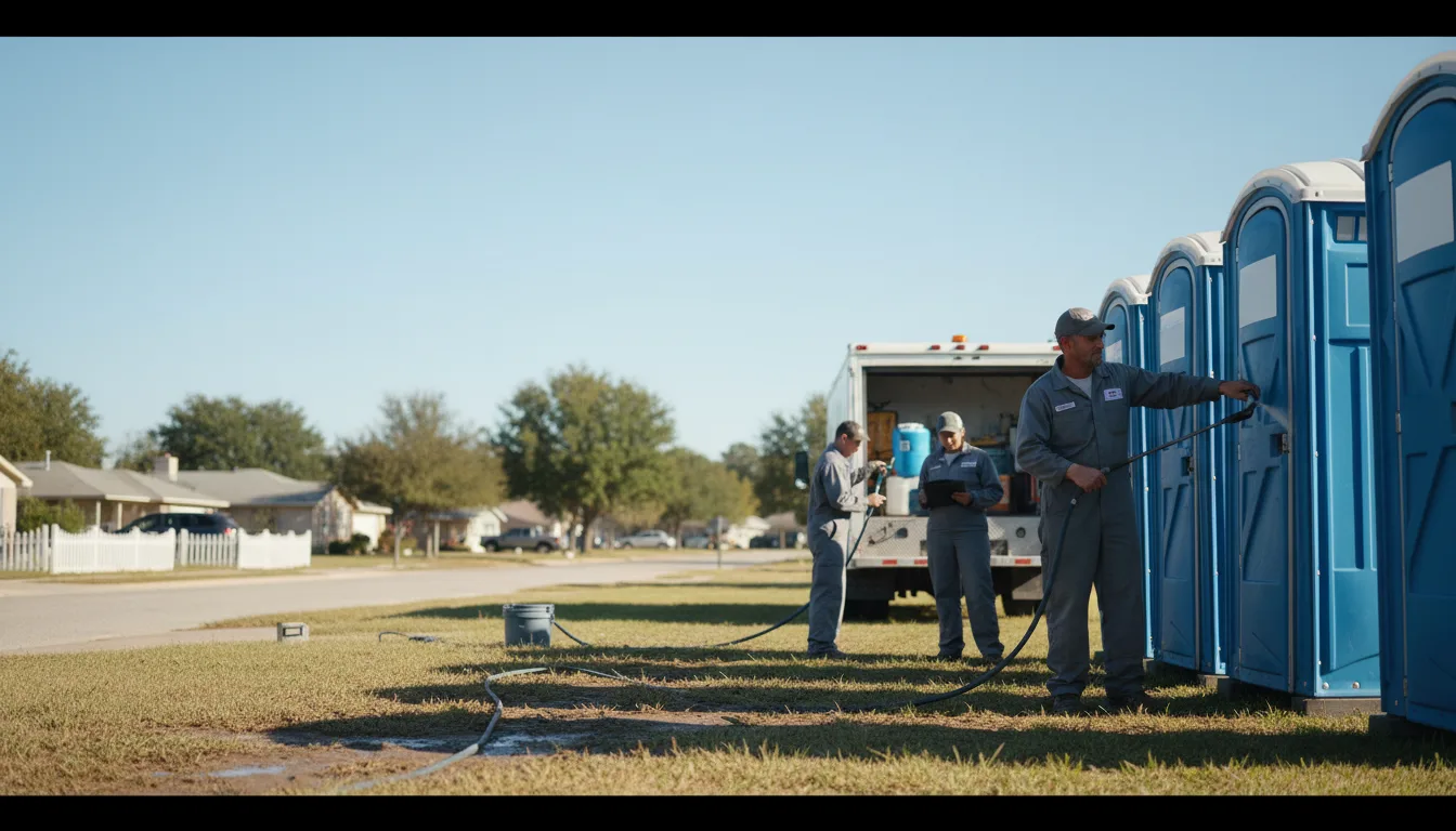 Long-Term Portable Toilet Rental in Pell City, AL near me